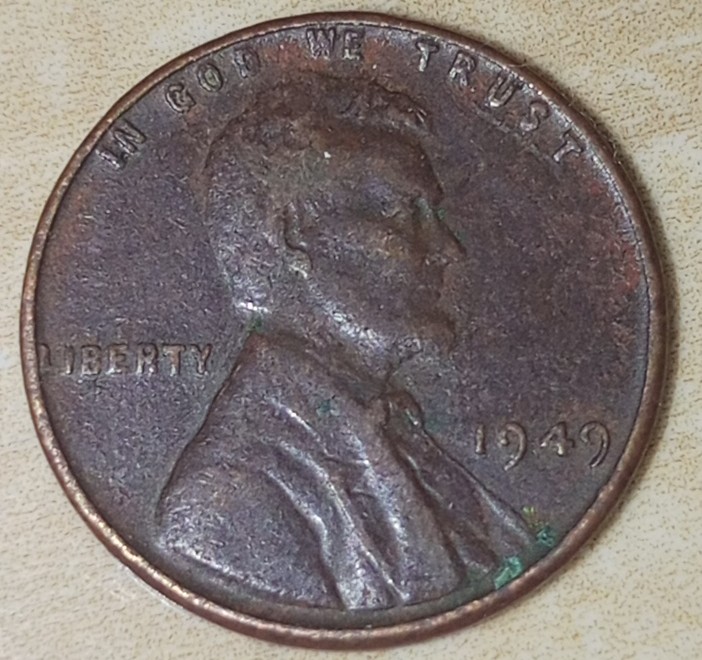 Foto 1 Moneta non identificata: Moneda Lincoln 1949