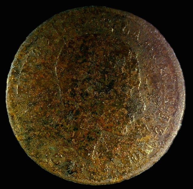 Foto 1 Moneta non identificata: Moneda muy deteriorada