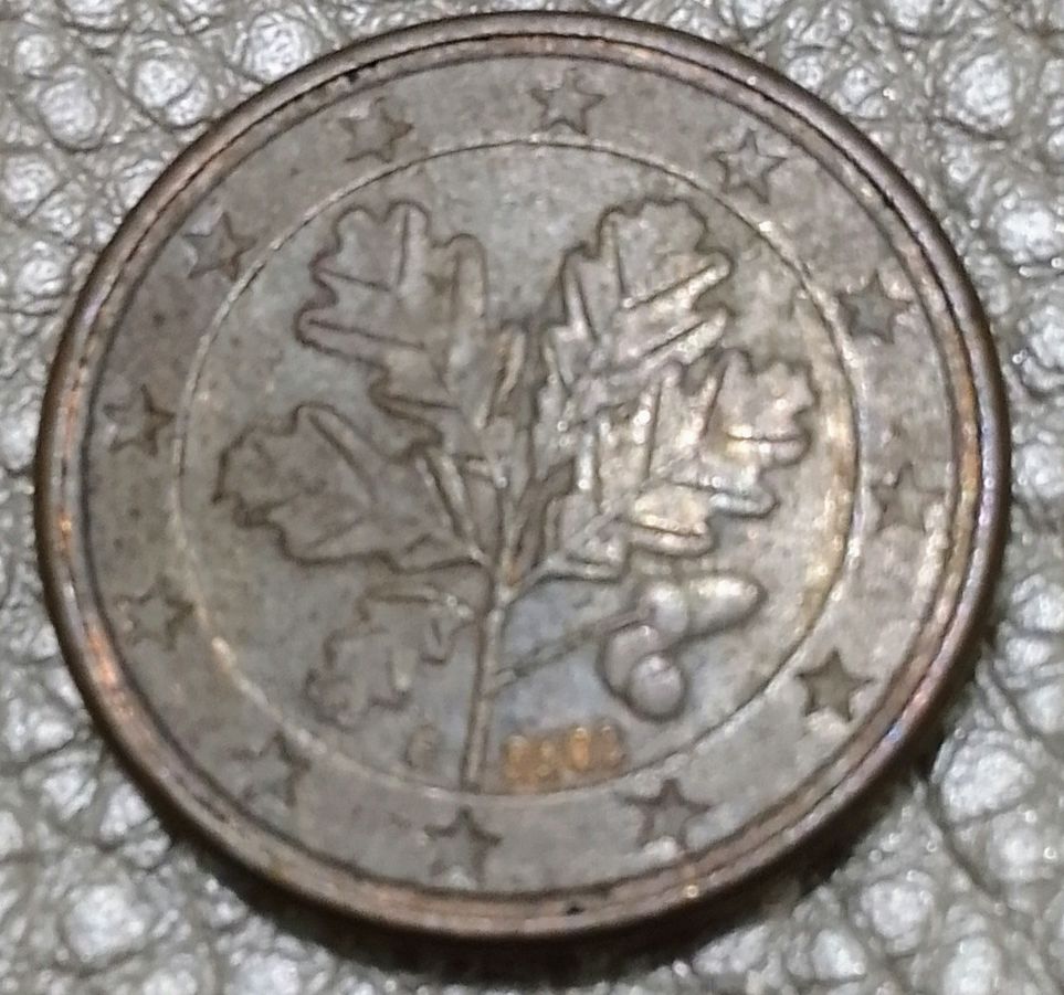 Foto 2 Moneta non identificata: 5 euro cents de Alemania año 2002
