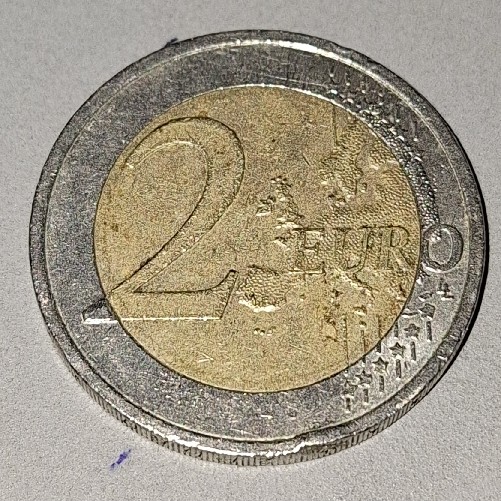 Foto 1 Moneta non identificata: Posible error de acuñación moneda alemana