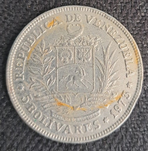 Foto 2 Moneta non identificata: 5 Bolívares