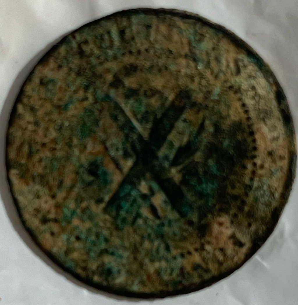 Foto 2 Moneta non identificata: Moneda posiblemente de cobre de 26mm diam.