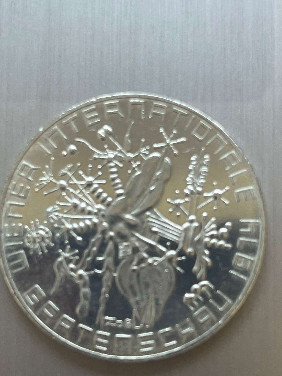Foto 2 Moneta non identificata: Austria 50 Chelines, Muestra Floral Internacional de Viena