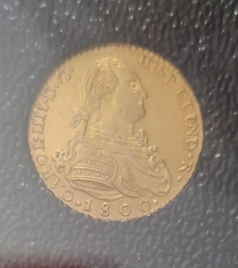 Foto 1 Moneta non identificata: 2 escudos carlos IIII 1800