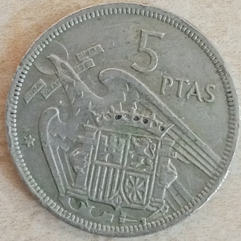 Foto 2 Moneta non identificata: Monedas españolas