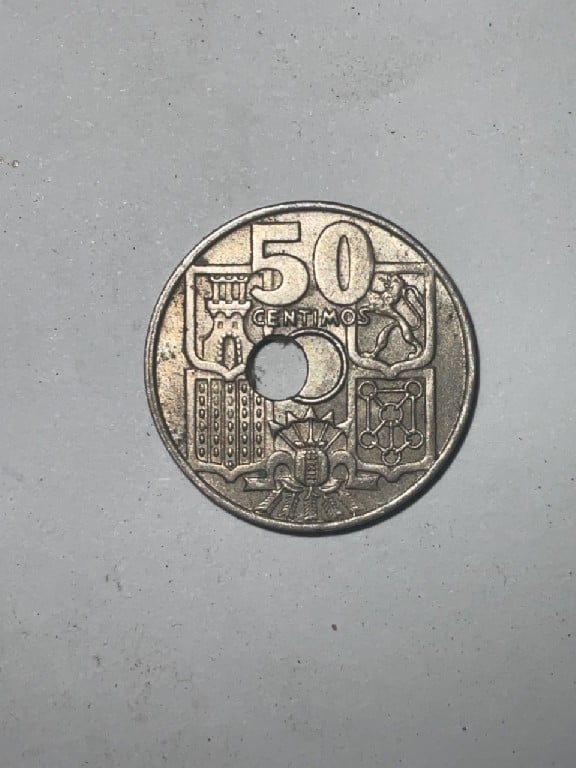 Foto 1 Moneta non identificata: 50 cts 1949 error?