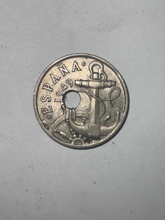 Foto 2 Moneta non identificata: 50 cts 1949 error?