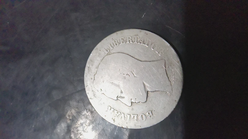 Foto 1 Moneta non identificata: Moneda bolivar de plata 1929