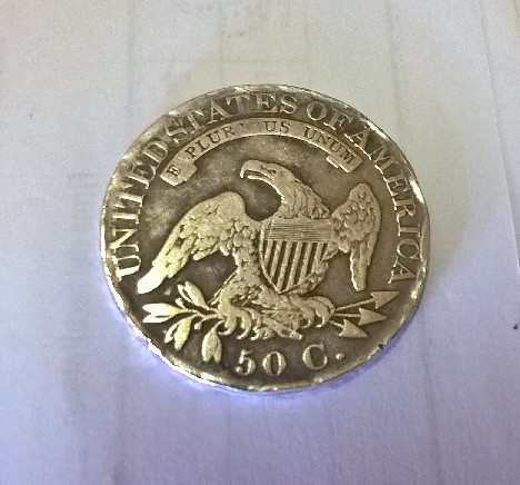 Foto 2 Moneta non identificata: año 1825 USA de plata