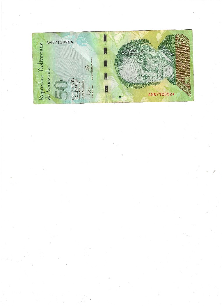 Foto 1 Moneta non identificata: 50 bolivares cuanto seria su valoracion?