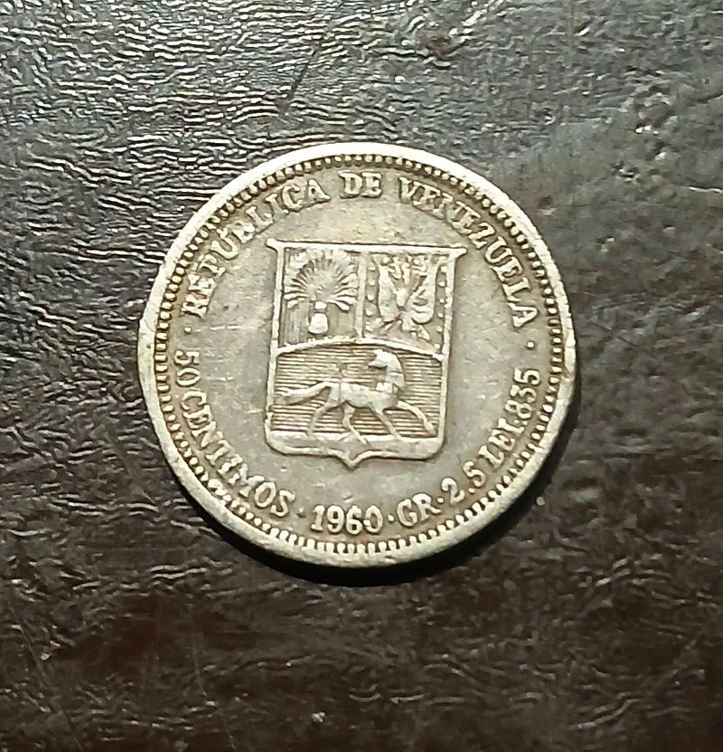Foto 2 Moneta non identificata: Medio de plata venezolano