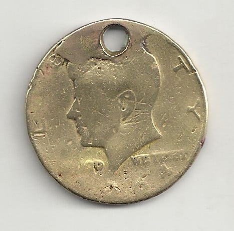 Foto 1 Moneta non identificata: moneda kennedy - johannes 1964